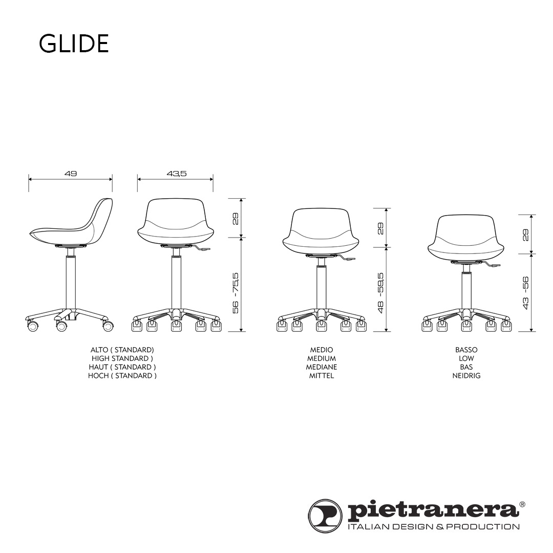 Стул для мастера GLIDE фото и картинка купить в Москве