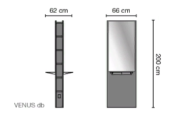 Парикмахерское зеркало VENUS db 9839