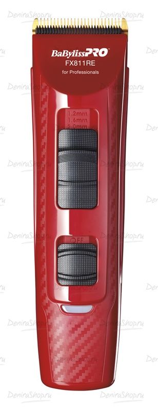 Машинка для стрижки BABYLISS FERRARI Volare X2, 0,8 -2 мм, аккум/сетевая, 8 нас.красн фото