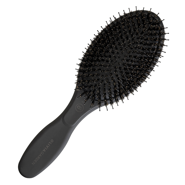 Щетка EXPERT CARE OVAL Boar & Nylon Bristles Black Label фото