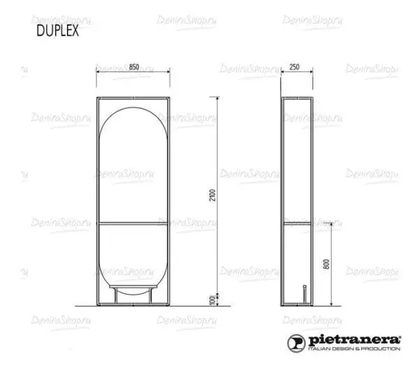Зеркало парикмахерское DUPLEX 957
