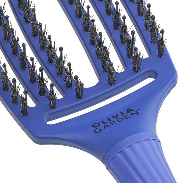 Щетка для укладки Fingerbrush Care Iconic Boar&Nylon BLUE JEANS ID1834 фото