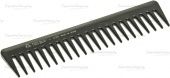 Расчёска-гребень с редкими зубцами черная фото