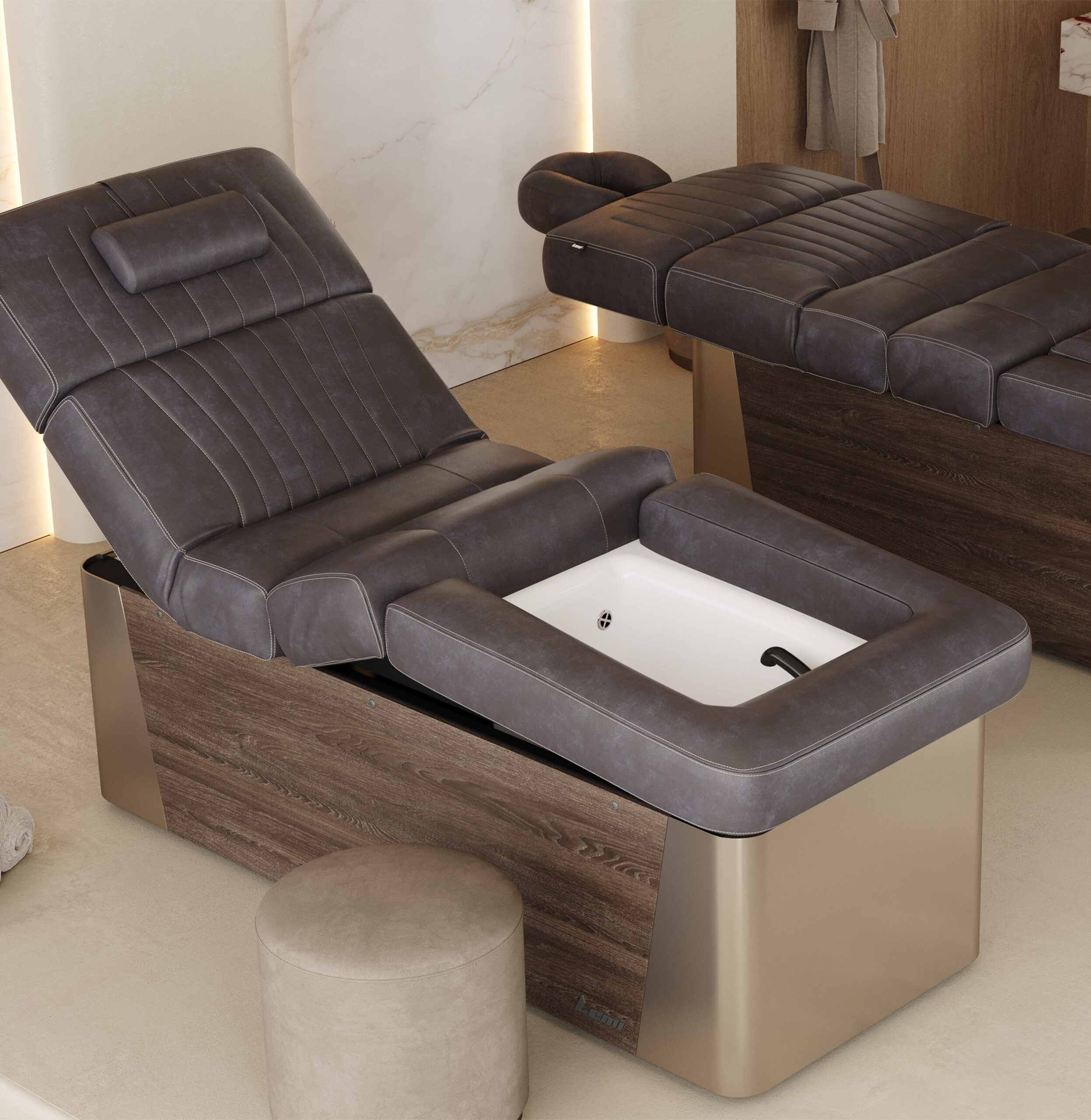 Универсальная многофункциональная кушетка Venice Head Spa картинки Lemi Venice Head Spa