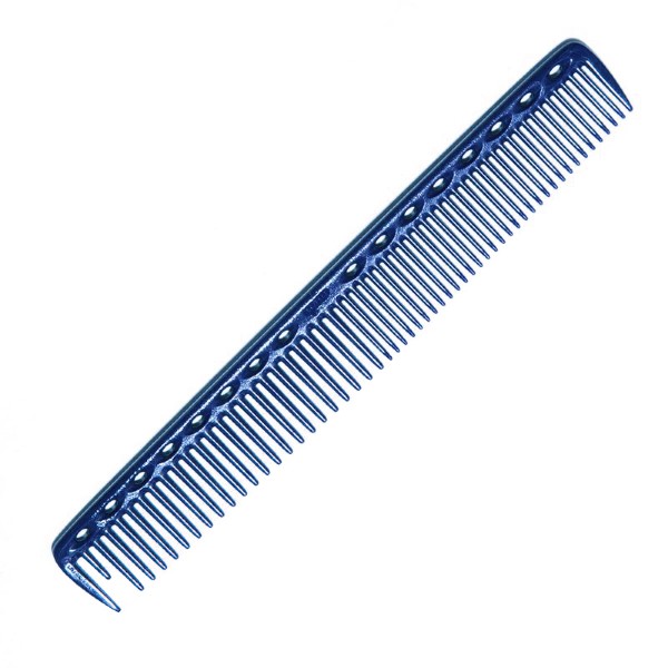 Расческа для стрижки Y.S.park 337 blue, 19 см, синяя, редкозубая, многофункциональная фото