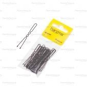 шпильки 50 мм волна черные 30 штук harizma фотографии в магазине Denirashop.ru