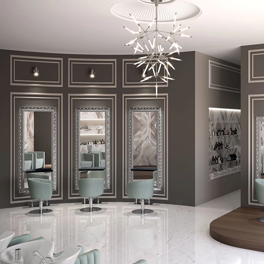 Парикмахерское зеркало QUEEN LIGHT 4009/B-4009