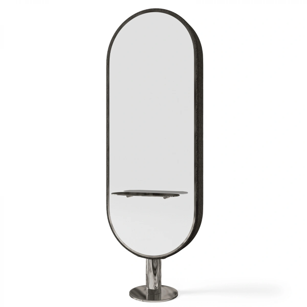 Парикмахерское зеркало KATHERINE RING WITH SHELVES GCMW235KA