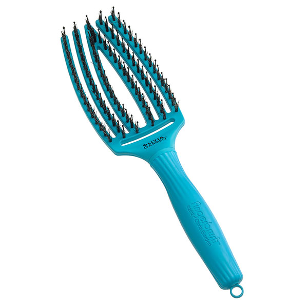 Щетка для укладки Fingerbrush Care Iconic Boar&Nylon BLUE LAGOON ID1835 фото