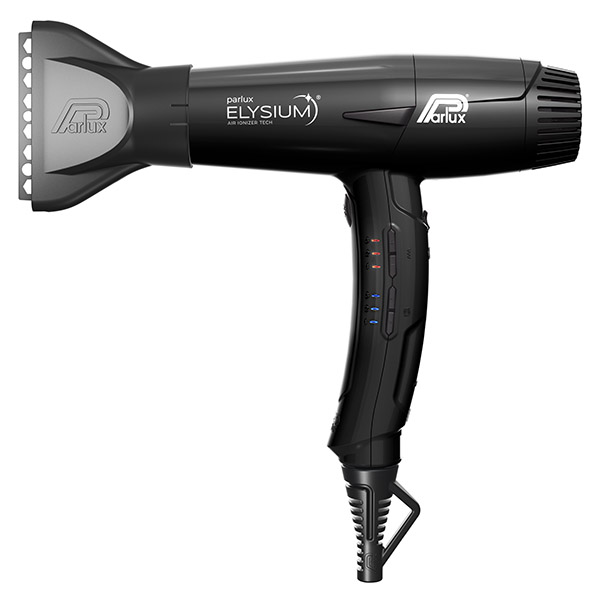 Фен Parlux Elysium Air Ionizer, 2300Вт, ионизация, 3 режима, 3 скорости, черный фото