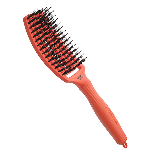 Щетка для укладки Fingerbrush Care Iconic Boar&Nylon ORANGE DREAM ID1837 фото