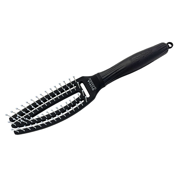 Щетка для волос Fingerbrush Care Iconic Nylon Bristles Black S ID1392/BR-FB1PC-S0000 фото