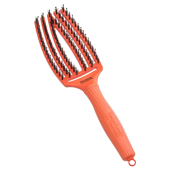 Щетка для укладки Fingerbrush Care Iconic Boar&Nylon ORANGE DREAM ID1837 фото
