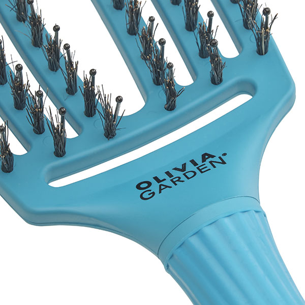Щетка для укладки Fingerbrush Care Iconic Boar&Nylon BLUE LAGOON ID1835 фото