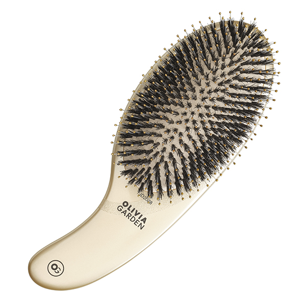 Щетка EXPERT CARE CURVE Boar&Nylon Bristles Gold фото