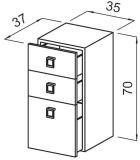 Тумба парикмахерская CABINET SHOP PPG фотография купить