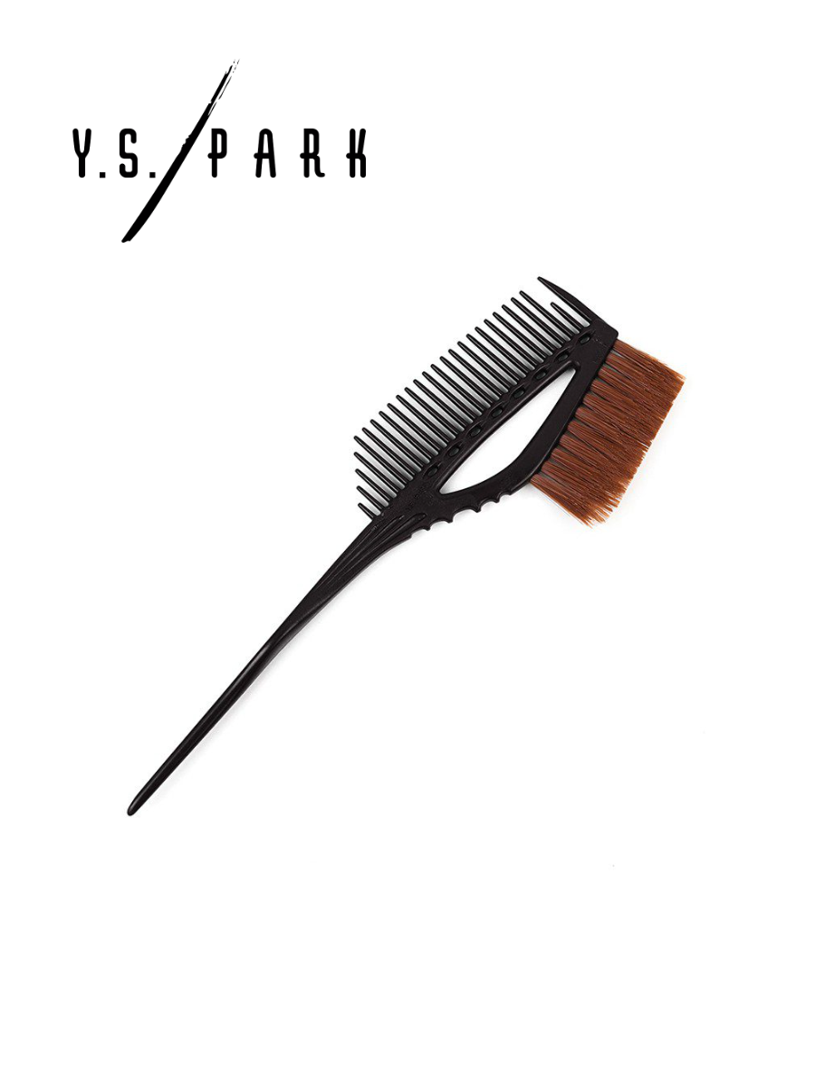 Кисточка для окрашивания с расчёской Y.S.park sf640 black, чёрная фото