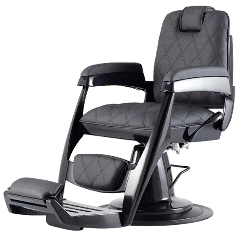 Парикмахерское кресло JUPITER 389 BLACK CARBON TAILOR MADE Ceriotti