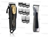 Набор Машинка для стрижки Wahl Magic Clip Cordless Black & Gold + Триммер Beret ProLithium (Серебро) фото