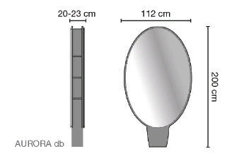 Зеркало парикмахерское AURORA db 9841