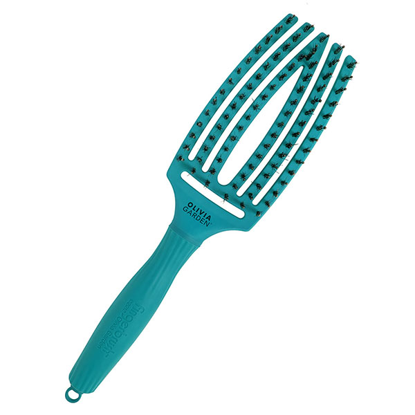 Щетка для укладки Fingerbrush Care Iconic Boar&Nylon BLUE LAGOON ID1835 фото