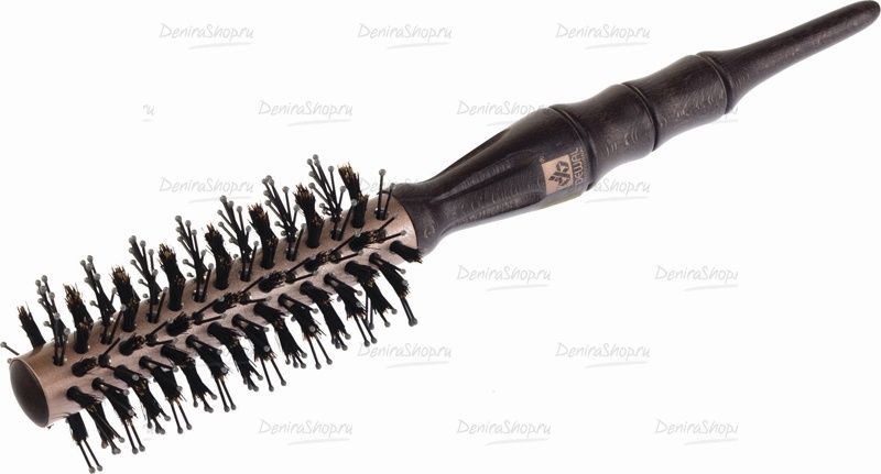 термобрашинг dewal серия"rose gold"керам.покрыт.нейлон.щетина +нат.щетина спиралевидная d22/54мм фотографии в магазине Denirashop.ru