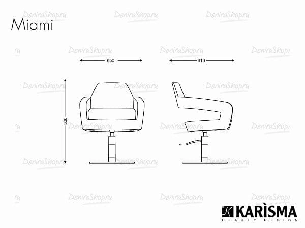 Парикмахерское кресло  MIAMI Karisma
