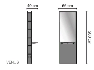 Парикмахерское зеркало VENUS 9838