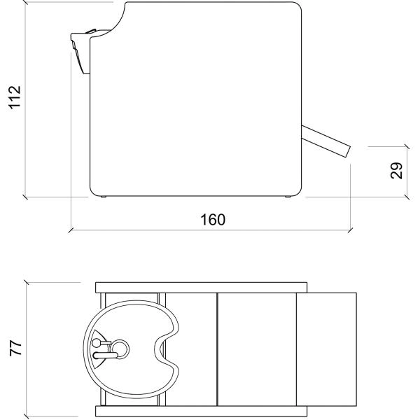 Мойка парикмахерская PRIVACY WASH SHIATSU 1P FAUBOURG Gamma Bross Promo/1P