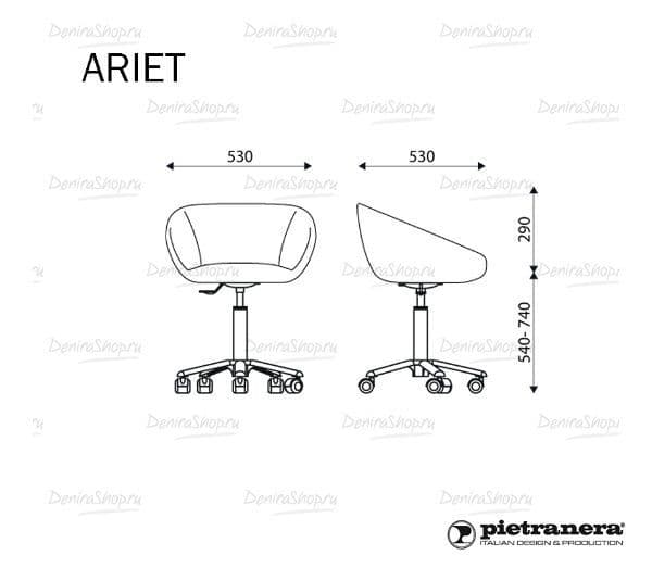 Стул для мастера ARIET  купить картинки