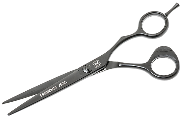 Ножницы для стрижки Katachi Black Ergonomic 6.5" фото