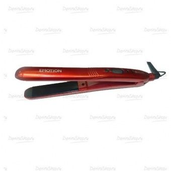 щипцы dewal pro emotion, красные, 25х90мм, с терморег, керамико-турмалиновое покрытие,39вт купить в магазине Denirashop.ru