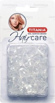 резинки силиконовые для причесок 150 штук белые titania в магазине Denirashop.ru