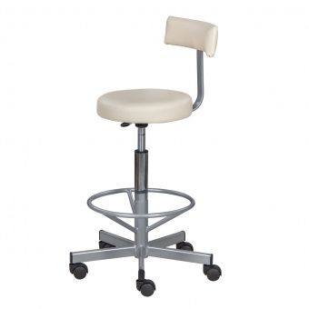 стул мастера мд-9017 высокий, хром с опорой для ног купить в Denirashop.ru