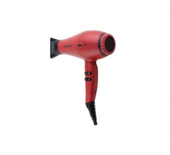 фен dewal pro evolution, красный, 2300вт, ионизация, 2 насадки купить в магазине Denirashop.ru