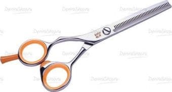 Парикмахерские ножницы  TAYO ORANGE филировочные 5,5"   для левши, 40 зубцов