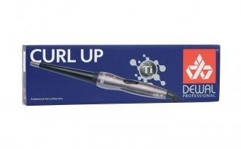 плойка для волос dewal сurl up, конусная, титан+турмалин, 13-25мм, 40вт в магазине Denirashop.ru