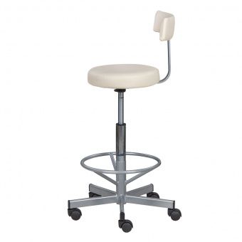 стул мастера мд-9017 высокий, хром с опорой для ног купить в Denirashop.ru