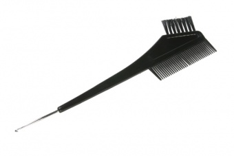 кисть для окраски волос black comb+hook с крючком. в магазине Denirashop.ru