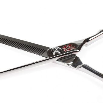 Парикмахерские ножницы TAYO ORANGE филировочные (40  зубцов) эргономичные 5,5"