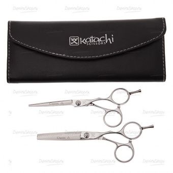 комплект парикмахерских ножниц в чехле в магазине Denirashop.ru