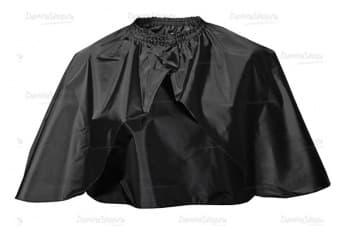 укороченная накидка черная 73 х 115 см в магазине Denirashop.ru