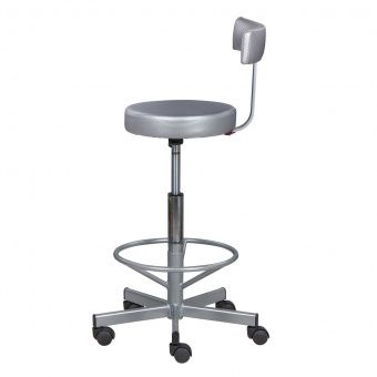 стул мастера мд-9017 высокий, хром с опорой для ног купить в Denirashop.ru