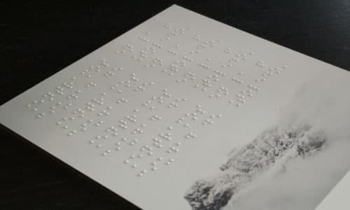 Impresión digital Háptica Braille