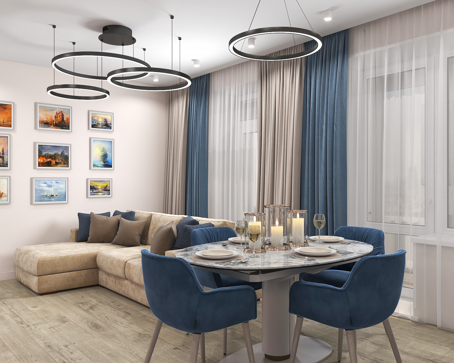 mycomfyhome.ru Тренды в дизайне интерьера в 2025. Цвет и свет.