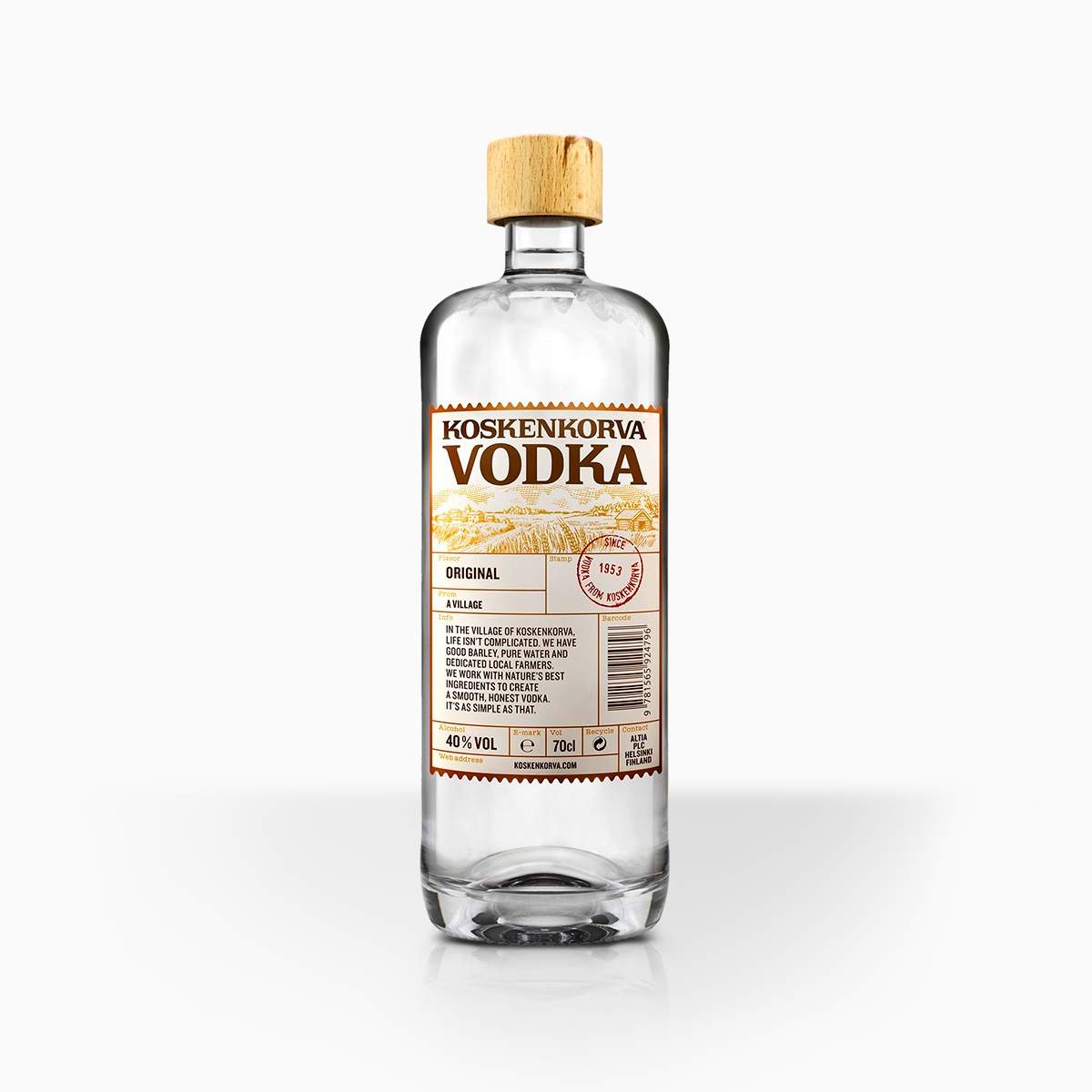 Vodka Koskenkorva 40% 0,7l