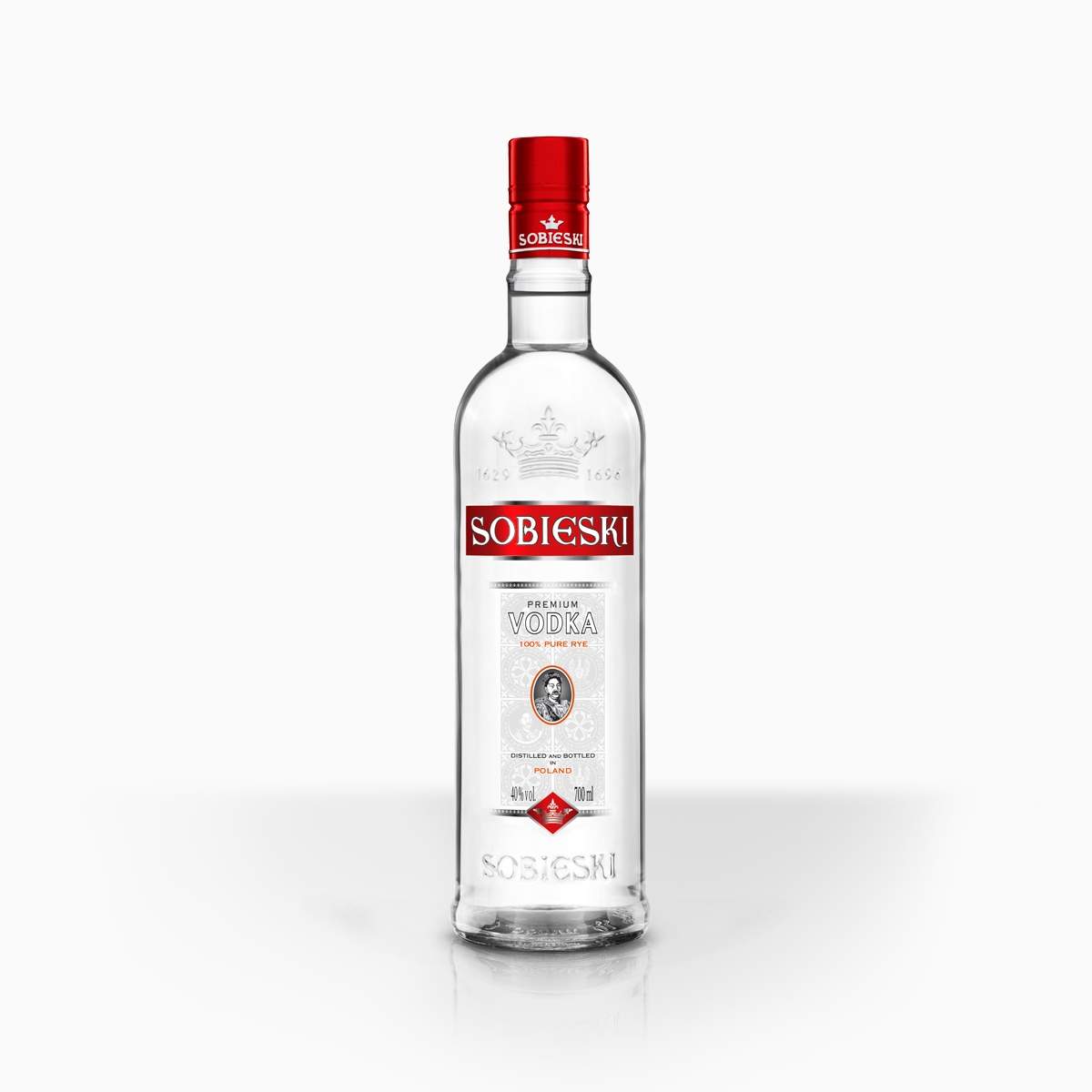 Vodka Sobieski Pure Grain 37,5% 0,7l