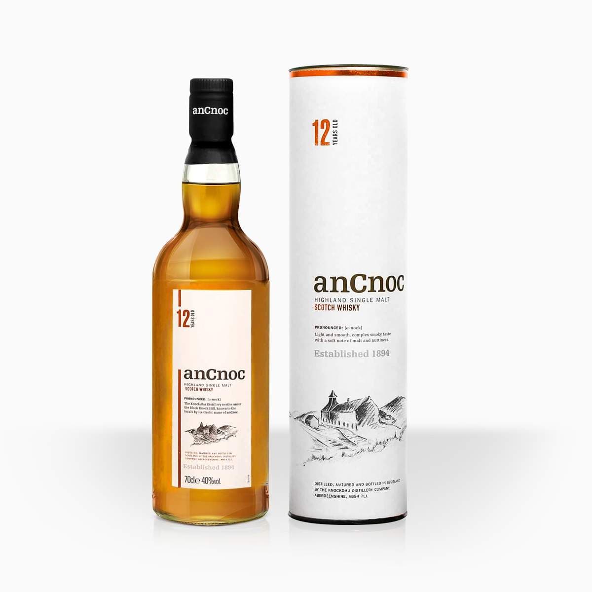 Whisky AnCnoc 12YO 40% 0,7l