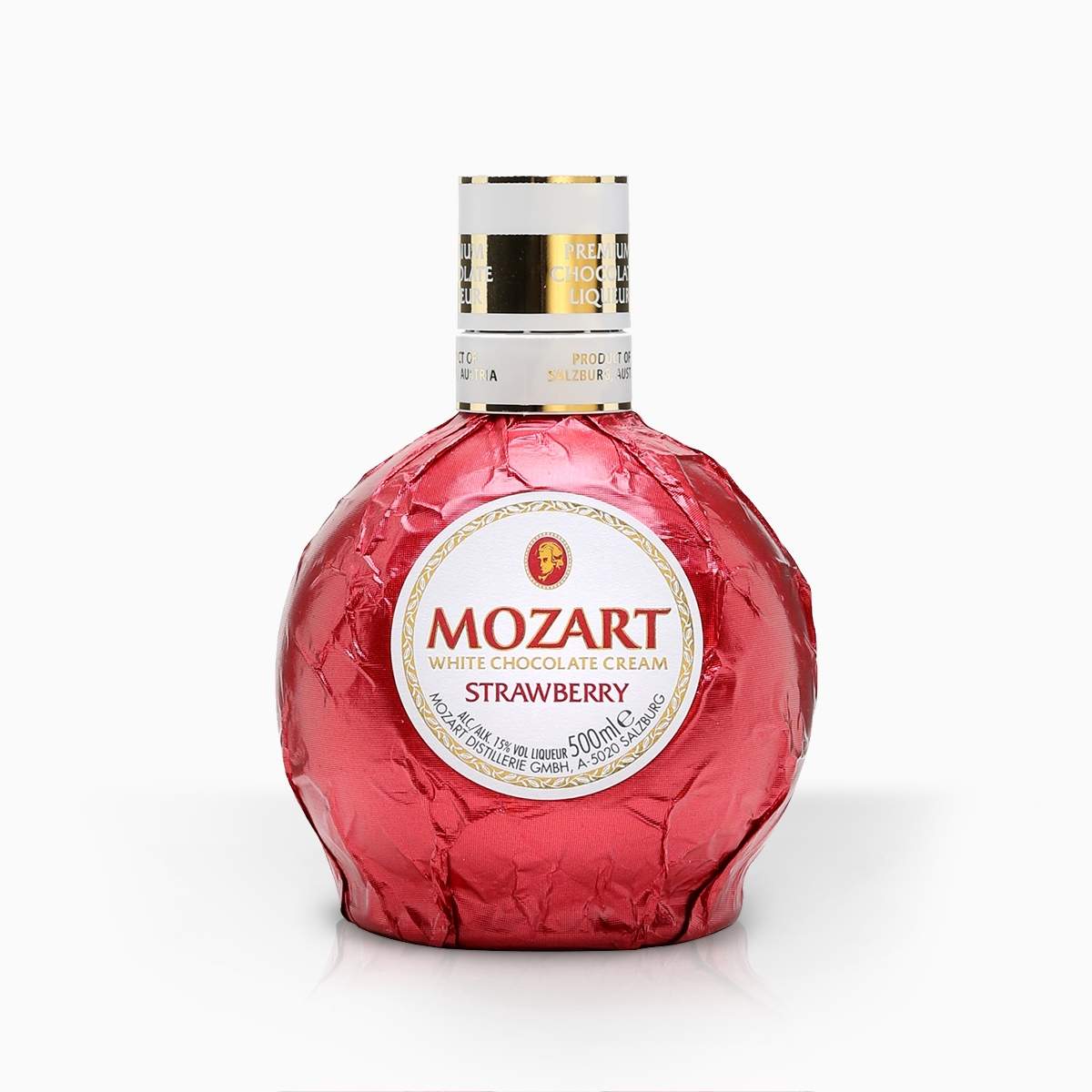 Likér Mozart Strawberry Cream 15% 0,5l