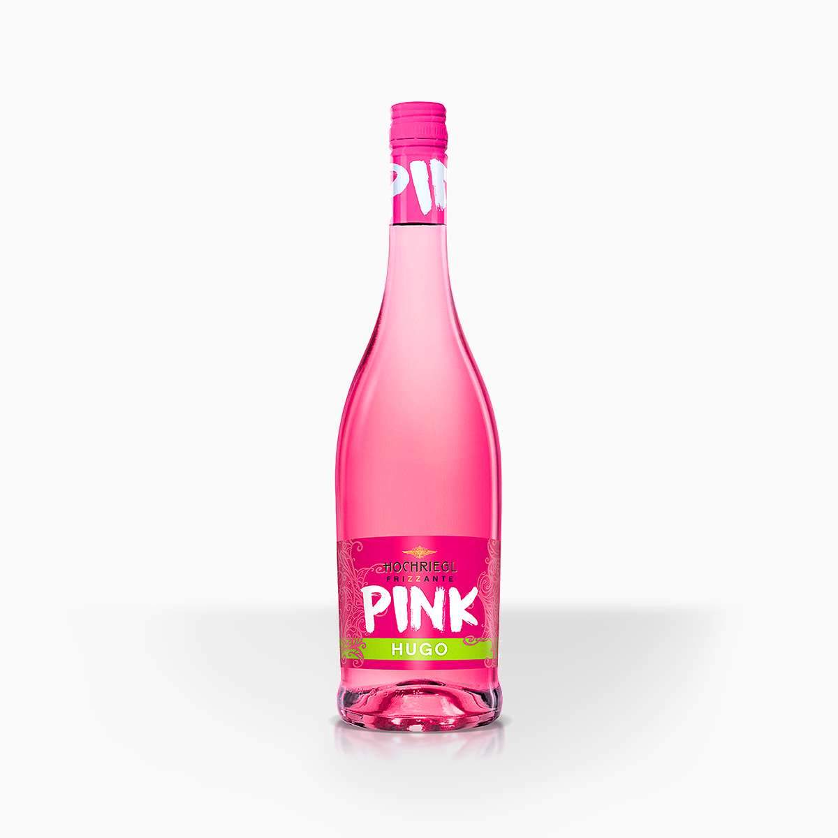 Šumivé víno s chuťou bazy Hochriegl Frizzante Pink Hugo 5,8% 0,75l